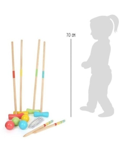 Jeu de Croquet en bois