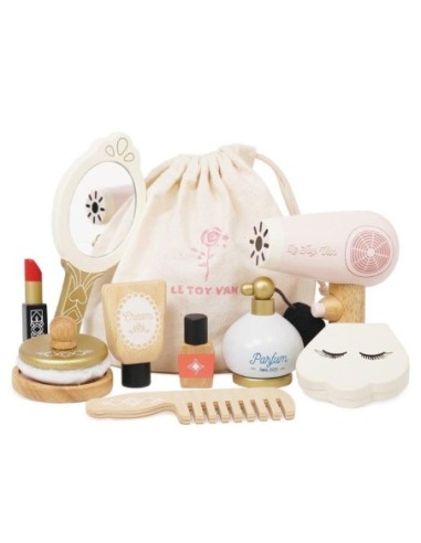 Jeu imitation - Trousse de maquillage en bois