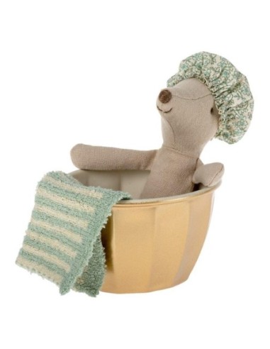 Peluche Maileg Grande soeur dans son bain