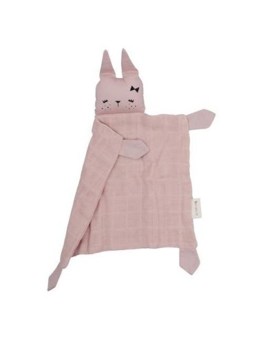 Fabelab lapin rose plat en Coton Biologique