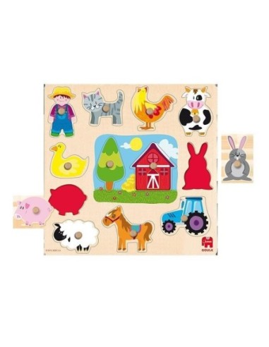 Goula Puzzle en Bois la ferme