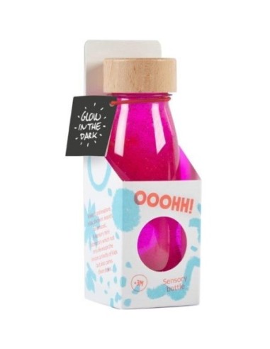 Petit boum bouteille sensorielle Float Pink rose