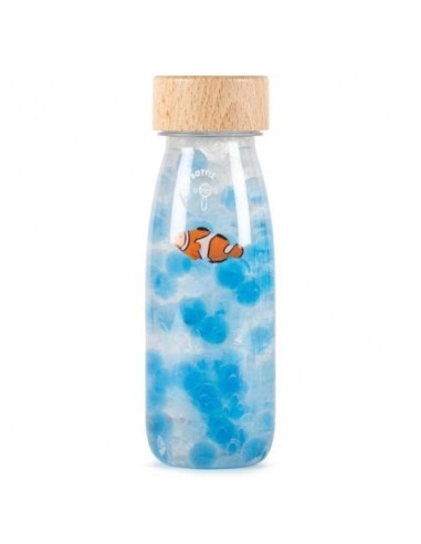 Petit boum bouteille sensorielle Bleu poisson clown