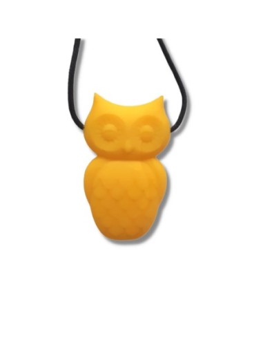 Collier de mastication en forme de hibou