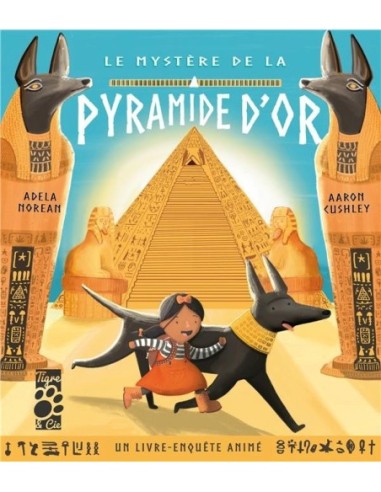 Livre enquête animé Le mystère de la pyramide d'or