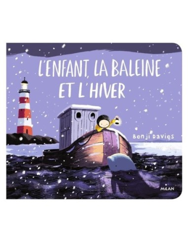 Livre- l'enfant, la baleine  et l'hiver de Benji Davies